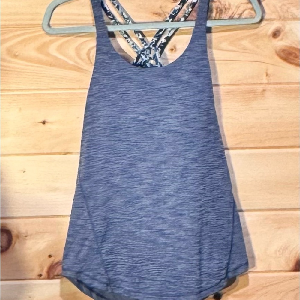 Lululemon Athletica Blue Tank Top Size 4